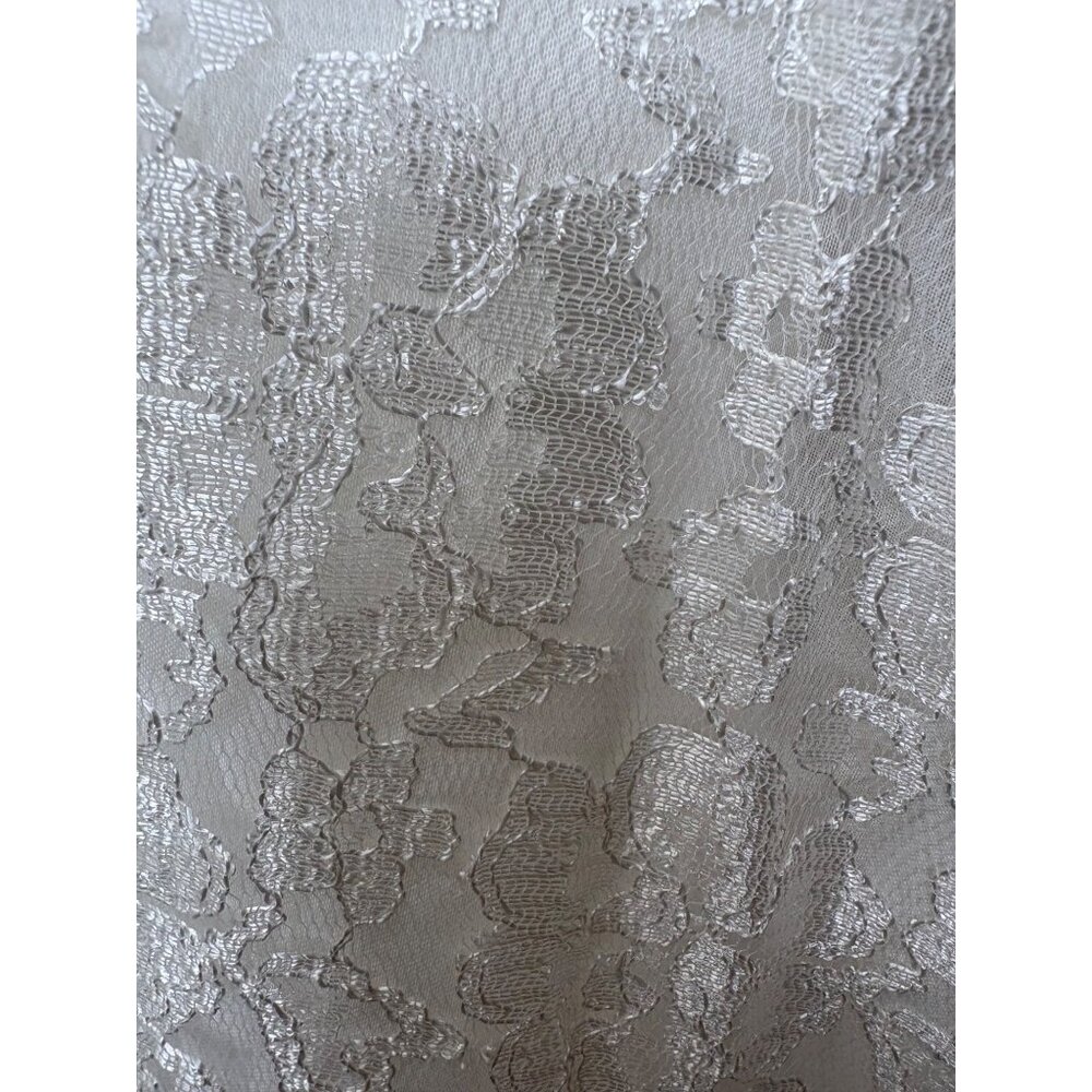 NEW Vintage-Inspired Lace Asymmetrical Top 2X Fringe Hem Angelcore Cottage Core - Picture 13 of 16